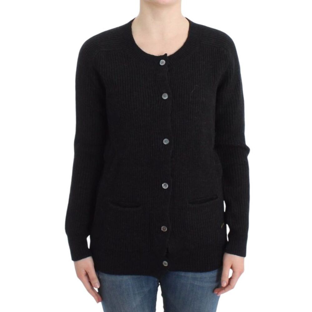 John Galliano Black wool Women's cardigan